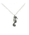 Sea Horse Sterling Silver Jewelry Charm Pendant Chain Necklace