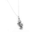 Sea Horse Sterling Silver Charm Necklace Ocean Theme Jewelry