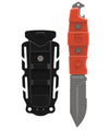 GearAid Buri Drop Point Utility Knife With Serrated Edge and Bottle Opener