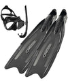 Cressi Gara Pro Set 2.0 for Free Diving Matrix Mask Corsica Snorkel Pro LD Fins