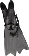 Cressi Gara Pro Set 3.0 for Free Diving Metis Mask Corsica Snorkel Pro LD Fins