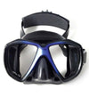 Seasoft VisionMaster 2 Lens Scuba Dive Mask with SeaDial Strap, Padded Case & SEAVUE Antifog Spray