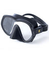 Poseidon Blackline Mask Ultra Low Volume Single Lens Scuba Diving Mask