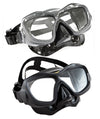 Poseidon 3D Mask ThreeDee Doubleglass Scuba Snorkeling Low Volume Mask
