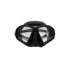 Sherwood Onyx Black Silicone Mask with QD Buckles Low Profile Freediving Spearfishing mask