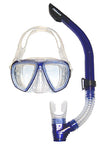 Fish Eye's Long Lens Mask and Semi Dry Snorkel Set Combo