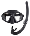 Ocean Hunter Phantom Spearfishing Mask & Snorkel Set Matte Black