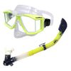 Genesis Panview Mask with Nose Purge and Cobra Dry Snorkel w/Purge Snorkeling Set