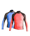 Akona Mens Long Sleeve Rash Guard for Diving, Surfing, Snorkeling, Water Sports