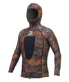 IST Camouflage Spearfishing Rash Guard with Hood and Loading Pad
