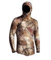 OMER Mimetic 3D Camouflage Lycra Long Sleeve Hooded Shirt To Wear Over Wetsuit
