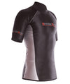 Sharkskin Men's Chillproof Short Sleeve Shirt Exposure Garment for Scuba Diving, Surfing etc.