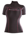 Sharkskin Women's Chillproof Short Sleeve Shirt Exposure Garment for Scuba Diving, Surfing etc.