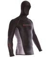 Sharkskin Men's Chillproof Hooded Long Sleeve Shirt Scuba Diving, Surfing etc