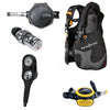 Aqua Lung Scuba Package Wave BCD, Calypso Regulator, Gauge