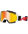 Arnette Windshield Snow Goggles AN5007 - Black & White Stripe w/ Inferno Chrome Lens