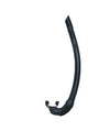 All Black Silicone FreeDiving Low Volume Streamlined Snorkel