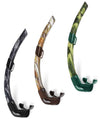 OMER Zoom Snorkel Camouflage Spearfishing Snorkels - Available in 3 Colors