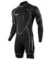 Tilos Mens 1mm Helios Long Sleeve Shorty Spring Suit for Scuba Diving, Snorkeling, Water Sports