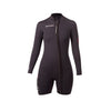 Henderson Women's 3mm Thermoprene Front Zip Long Sleeve Shorties Wetsuit