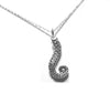 Octopus Tentacle Sterling Silver Necklace Ocean Jewelry Charm Pendant