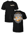 House of Scuba Tribal Manta Ray Graphic Black Dive T-Shirt