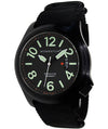 Momentum Steelix Black-ion Watch with Nylon Nato Band All Options