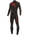 Bare Men's 1mm Thermalskin Full Jumpsuit Wetsuit for Warm Water Scuba Diving and Snorkeling RED