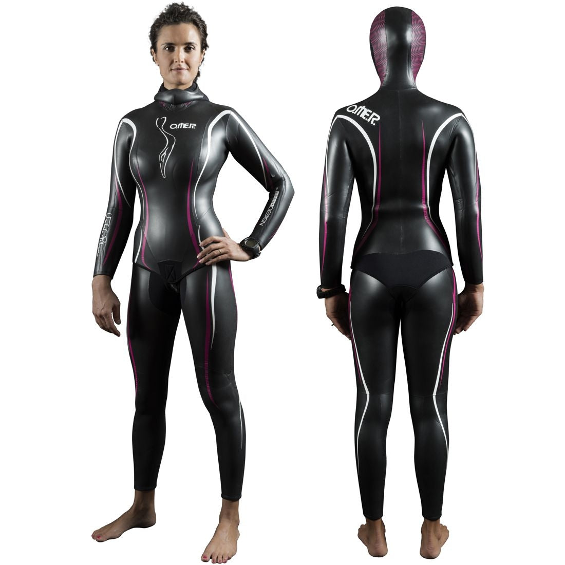 OMER Umberto Pelizzari UP-W4 3mm Womens Freediving & Spearfishing Wetsuits  - Top and Bottom